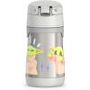Thermos Baby 10 oz. Stainless Steel Bottle with pop-up straw, Bluey(THE MANDALORIAN)