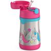 Thermos Baby 10 oz. Stainless Steel Bottle with pop-up straw, Bluey(Unicorns)
