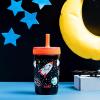 Zak Designs Bluey Kelso Toddler Cups For Travel or At Home, 12oz Vacuum Insulated Stainless Steel Sippy Cup With Leak-Proof Design is Perfect For Kids (Bluey, Bingo, Grandad Mort)(Spaceships)