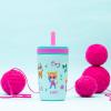 Zak Designs Bluey Kelso Toddler Cups For Travel or At Home, 12oz Vacuum Insulated Stainless Steel Sippy Cup With Leak-Proof Design is Perfect For Kids (Bluey, Bingo, Grandad Mort)(SuperKitties (Ginny  Sparks  Buddy  Bitsy))