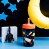 Zak Designs Bluey Kelso Toddler Cups For Travel or At Home, 12oz Vacuum Insulated Stainless Steel Sippy Cup With Leak-Proof Design is Perfect For Kids (Bluey, Bingo, Grandad Mort)(Spaceships)