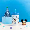 Zak Designs Bluey Kelso Toddler Cups For Travel or At Home, 12oz Vacuum Insulated Stainless Steel Sippy Cup With Leak-Proof Design is Perfect For Kids (Bluey, Bingo, Grandad Mort)(Mickey)