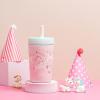 Zak Designs Bluey Kelso Toddler Cups For Travel or At Home, 12oz Vacuum Insulated Stainless Steel Sippy Cup With Leak-Proof Design is Perfect For Kids (Bluey, Bingo, Grandad Mort)(Fanciful Unicorn)