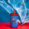 Zak Designs Bluey Kelso Toddler Cups For Travel or At Home, 12oz Vacuum Insulated Stainless Steel Sippy Cup With Leak-Proof Design is Perfect For Kids (Bluey, Bingo, Grandad Mort)(Spiderman)