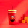 Zak Designs Bluey Kelso Toddler Cups For Travel or At Home, 12oz Vacuum Insulated Stainless Steel Sippy Cup With Leak-Proof Design is Perfect For Kids (Bluey, Bingo, Grandad Mort)(Sesame Street (Elmo))