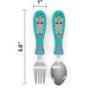 Zak Designs Bluey Kid Flatware Set with Fun Character Art on Both Utensils, Non Slip Fork and Spoon Set is Perfect for Encouraging Picky Eaters to Finish Their Plates (2 pk, BPA-Free)(LOL Surprise)