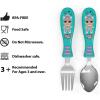 Zak Designs Bluey Kid Flatware Set with Fun Character Art on Both Utensils, Non Slip Fork and Spoon Set is Perfect for Encouraging Picky Eaters to Finish Their Plates (2 pk, BPA-Free)(LOL Surprise)