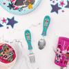 Zak Designs Bluey Kid Flatware Set with Fun Character Art on Both Utensils, Non Slip Fork and Spoon Set is Perfect for Encouraging Picky Eaters to Finish Their Plates (2 pk, BPA-Free)(LOL Surprise)