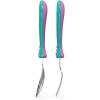 Zak Designs Bluey Kid Flatware Set with Fun Character Art on Both Utensils, Non Slip Fork and Spoon Set is Perfect for Encouraging Picky Eaters to Finish Their Plates (2 pk, BPA-Free)(LOL Surprise)
