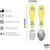 Zak Designs Bluey Kid Flatware Set with Fun Character Art on Both Utensils, Non Slip Fork and Spoon Set is Perfect for Encouraging Picky Eaters to Finish Their Plates (2 pk, BPA-Free)(Bluey)