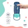 Zak Designs Harmony Bluey Water Bottle for Travel or At Home, 18oz Durable Plastic is Leak-Proof When Closed with Straw Lid and Carry Handle, 2-Pack (Bluey and Bingo)(St. Jude (Floral))