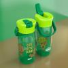 Zak Designs Harmony Bluey Water Bottle for Travel or At Home, 18oz Durable Plastic is Leak-Proof When Closed with Straw Lid and Carry Handle, 2-Pack (Bluey and Bingo)(Marvel Groot)