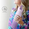 Zak Designs Harmony Bluey Water Bottle for Travel or At Home, 18oz Durable Plastic is Leak-Proof When Closed with Straw Lid and Carry Handle, 2-Pack (Bluey and Bingo)(St. Jude (Purple Ombre))