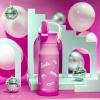 Zak Designs Harmony Bluey Water Bottle for Travel or At Home, 18oz Durable Plastic is Leak-Proof When Closed with Straw Lid and Carry Handle, 2-Pack (Bluey and Bingo)(Barbie-Pink)