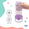 Zak Designs Harmony Bluey Water Bottle for Travel or At Home, 18oz Durable Plastic is Leak-Proof When Closed with Straw Lid and Carry Handle, 2-Pack (Bluey and Bingo)(Disney Princess)
