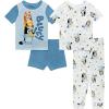 Bluey Boys’ 4-Piece Snug-fit Cotton Pajama Set, Soft & Cute for Kids, BLUEYS FUN, 2T