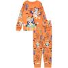 Bluey Girls’ 2-piece Loose-fit Long-Sleeve Matching Pajama Set, Soft & Comfortable for Kids(Bluey Treat)