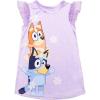 Bluey Girls’ Nightgown, Fantasy Gown, Comfortable Sleepwear, Soft & Cute Pajamas for Kids(Bluey Love Spring)