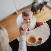 mushie x Bluey Silicone Placemat for Kids | BPA-Free Non-Slip Design (Bluey Ivory)(Bees)