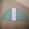 mushie x Bluey Silicone Placemat for Kids | BPA-Free Non-Slip Design (Bluey Ivory)(Cambridge Blue)