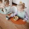 mushie x Bluey Silicone Placemat for Kids | BPA-Free Non-Slip Design (Bluey Ivory)(Cambridge Blue Confetti)