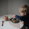mushie x Bluey Silicone Placemat for Kids | BPA-Free Non-Slip Design (Bluey Ivory)(Planets)