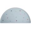 mushie x Bluey Silicone Placemat for Kids | BPA-Free Non-Slip Design (Bluey Ivory)(Retro Cars)