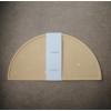 mushie x Bluey Silicone Placemat for Kids | BPA-Free Non-Slip Design (Bluey Ivory)(Sun Orange)