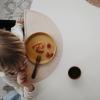 mushie x Bluey Silicone Placemat for Kids | BPA-Free Non-Slip Design (Bluey Ivory)(Vanilla Confetti)