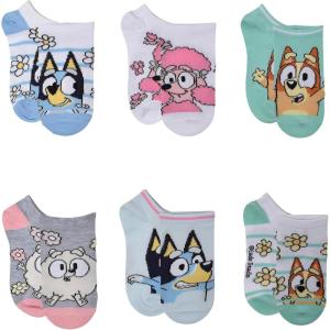 Bluey 5PK CHEER SHORTIE SOCKS(Pink)