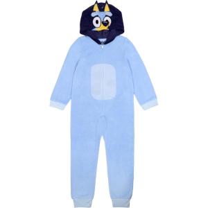 Bluey Unisex Kids’ Hooded Blanket Sleeper, Comfortable Pajama Nightwear, Soft & Cute for Kids(Bluey)