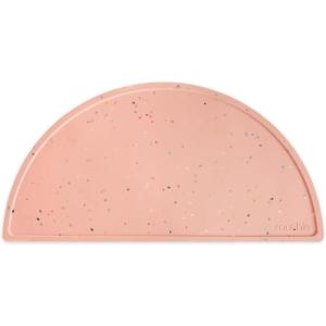 mushie x Bluey Silicone Placemat for Kids | BPA-Free Non-Slip Design (Bluey Ivory)(Powder Pink Confetti)