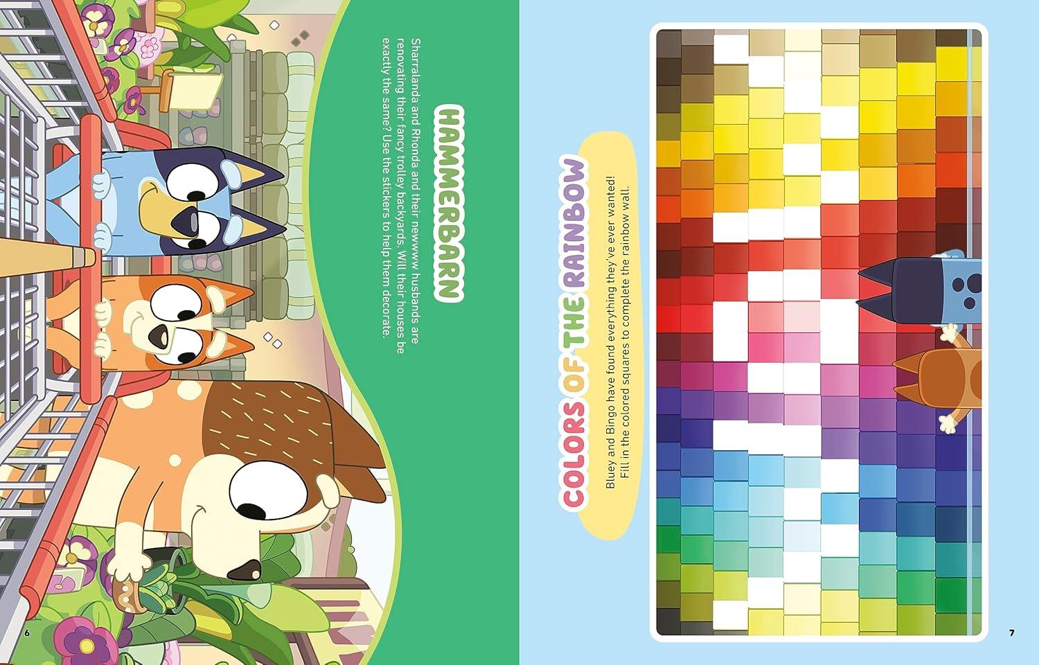 imageBluey Super Stickers An Activity Book with Over 400 Stickers