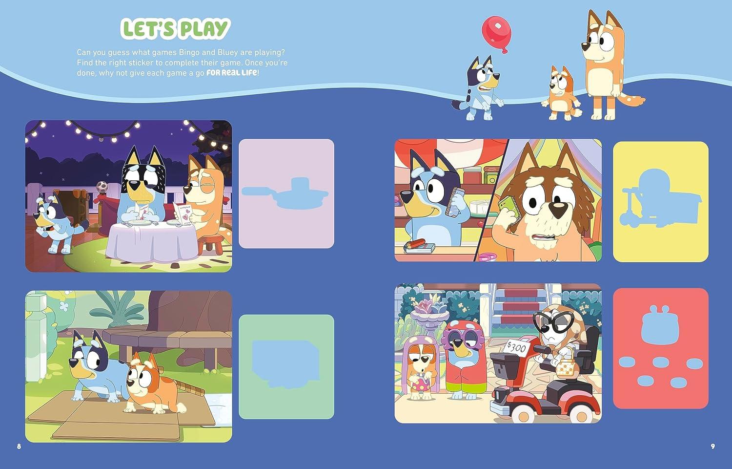 imageBluey Super Stickers An Activity Book with Over 400 Stickers