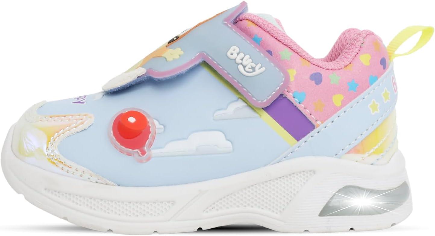 imageBluey Toddler and Bingo Light Up Sneakers UnisexBlueMulti