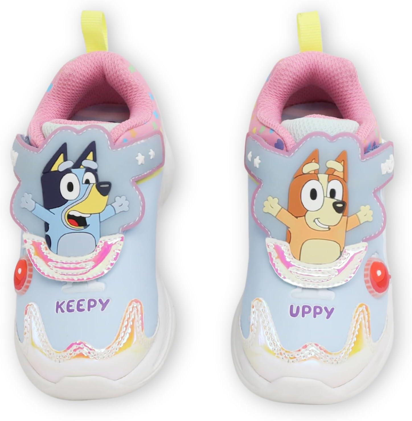 imageBluey Toddler and Bingo Light Up Sneakers UnisexBlueMulti