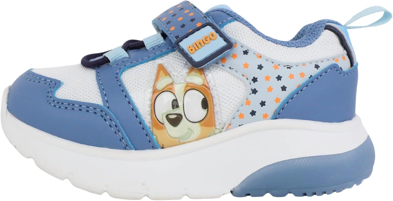 imageBluey Toddler and Bingo Light Up Sneakers UnisexWhiteBlue