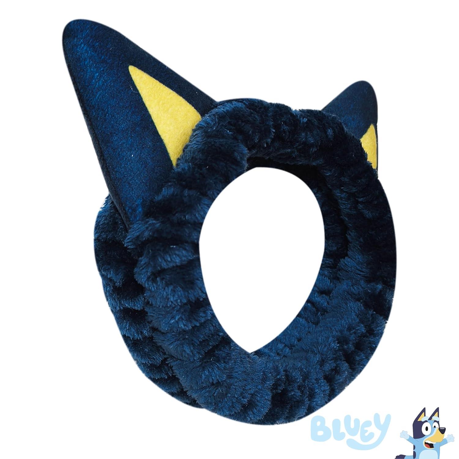 imageLUV HER Bluey Girls Cartoon Character Headbands One Size Fits All Soft Stretchy Fabric Fun Fashion Accessory for Everyday or Special Occasions Ages 3