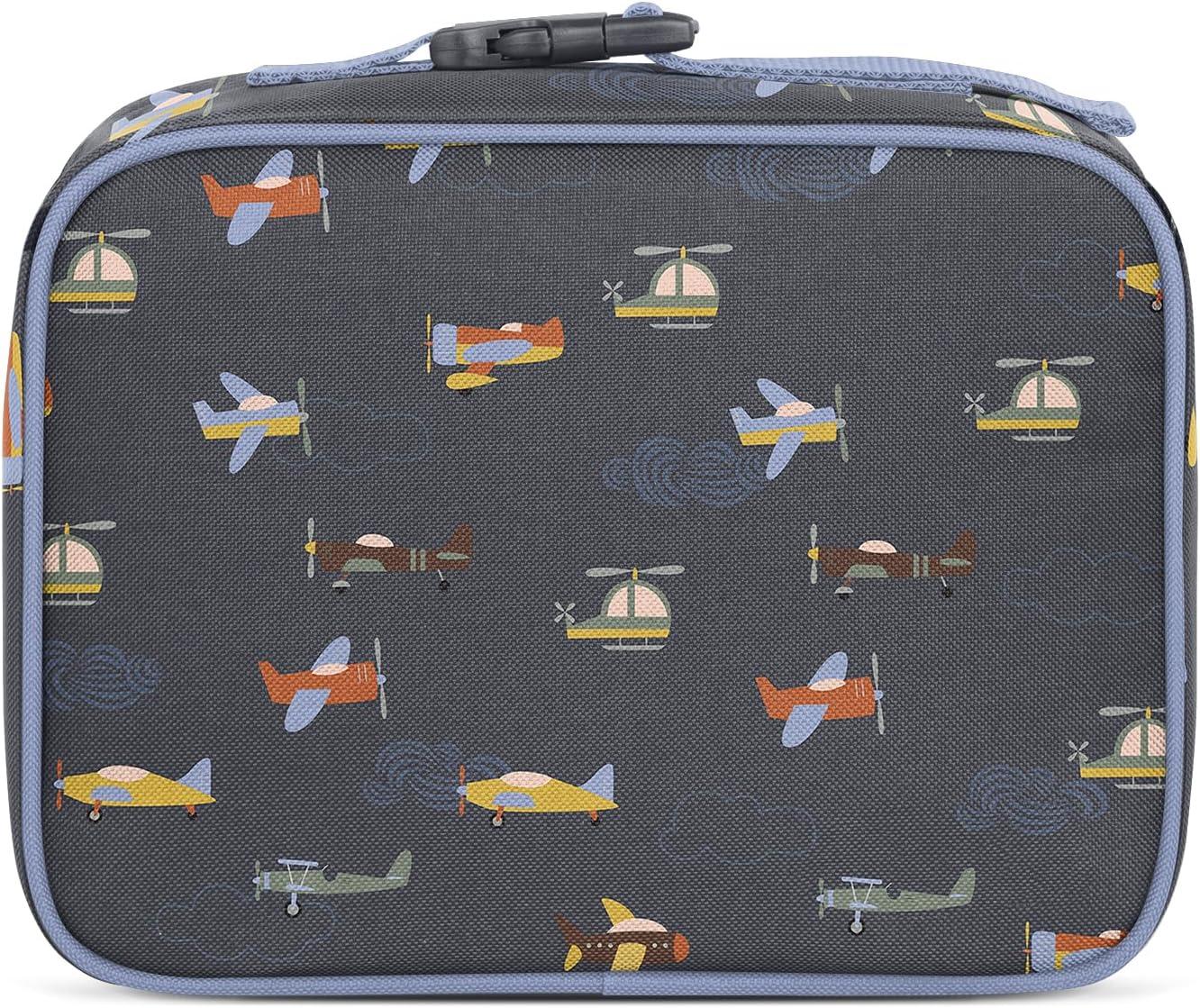 imageSimple Modern Bluey Kids Lunch Box for Toddler Reusable Insulated Bag for Girls Meal Containers for School with Exterior and Interior Pockets Hadley Collection Bluey SkyWheels Up