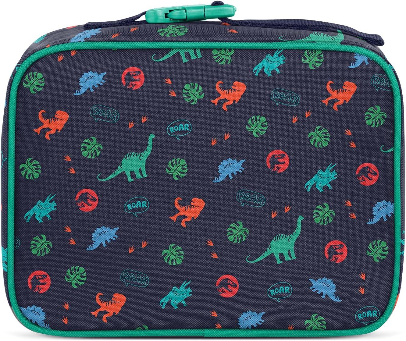 imageSimple Modern Bluey Kids Lunch Box for Toddler Reusable Insulated Bag for Girls Meal Containers for School with Exterior and Interior Pockets Hadley Collection Bluey SkyJurassic Dinosaur Roar