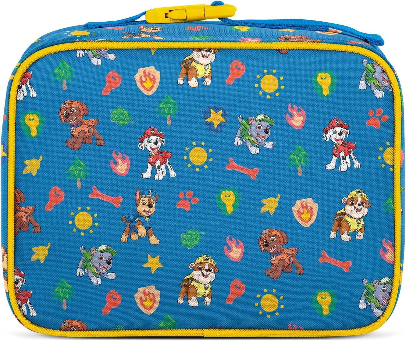 imageSimple Modern Bluey Kids Lunch Box for Toddler Reusable Insulated Bag for Girls Meal Containers for School with Exterior and Interior Pockets Hadley Collection Bluey SkyPaw Patrol Outdoor Adventures