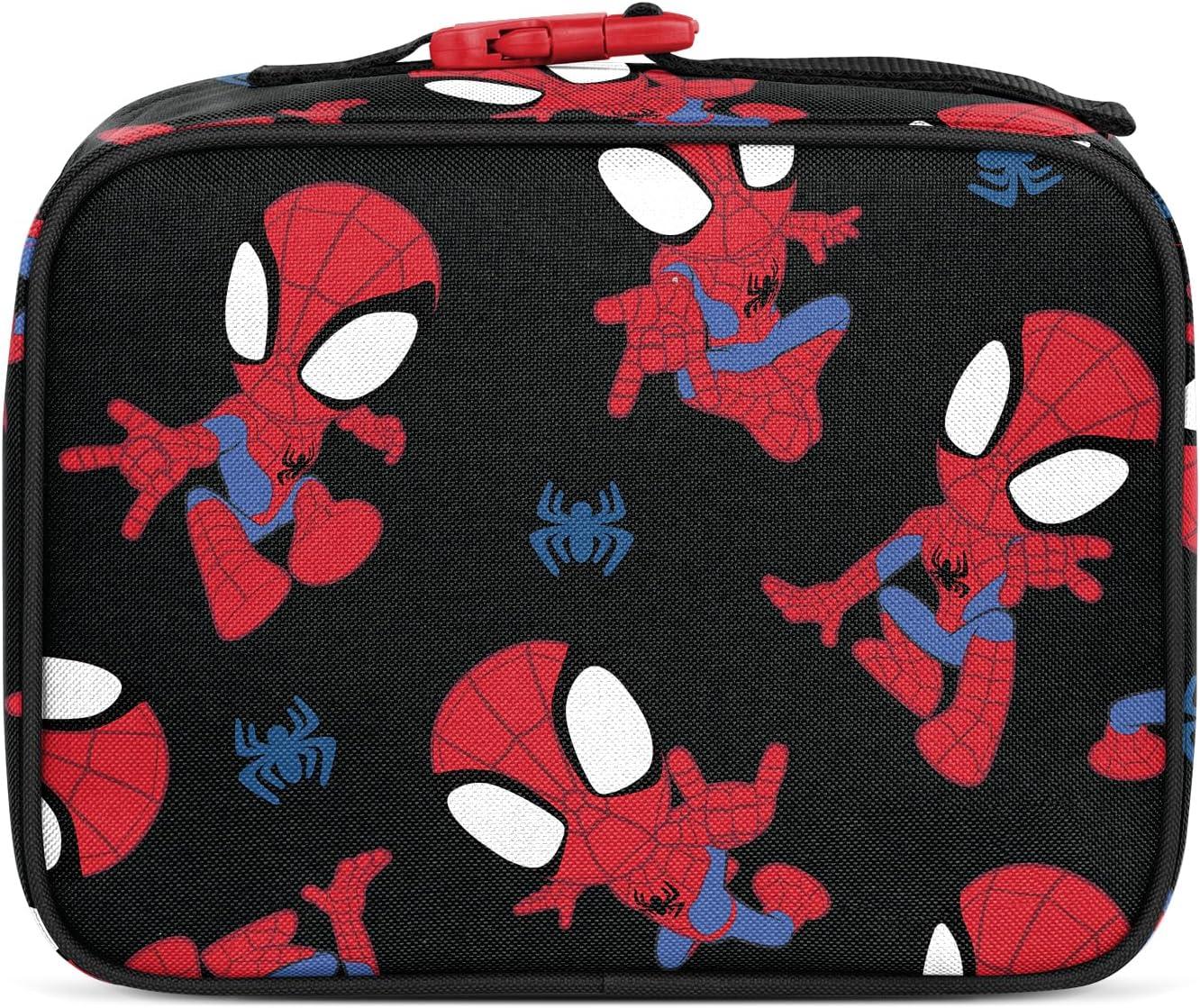 imageSimple Modern Bluey Kids Lunch Box for Toddler Reusable Insulated Bag for Girls Meal Containers for School with Exterior and Interior Pockets Hadley Collection Bluey SkyMarvel Go Spidey Go