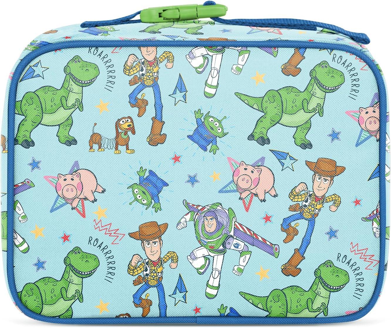 imageSimple Modern Bluey Kids Lunch Box for Toddler Reusable Insulated Bag for Girls Meal Containers for School with Exterior and Interior Pockets Hadley Collection Bluey SkyDisney Buzz and Woody Adventures