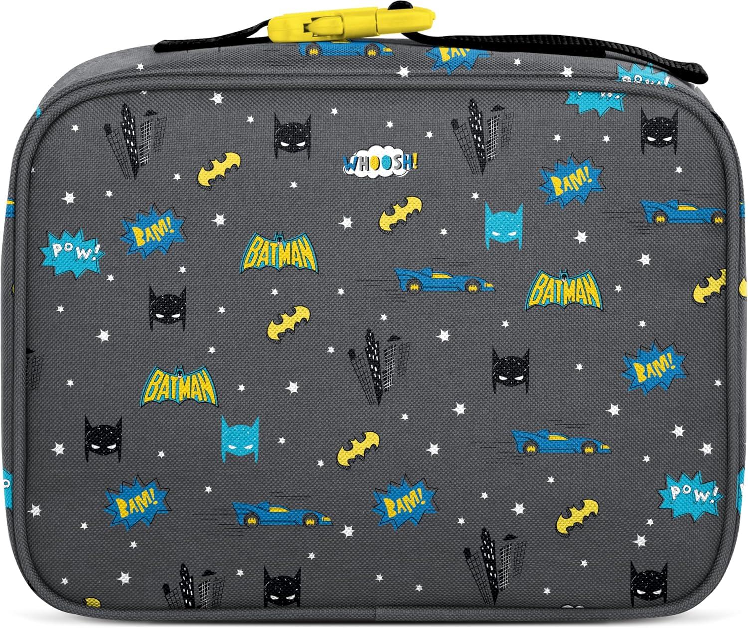 imageSimple Modern Bluey Kids Lunch Box for Toddler Reusable Insulated Bag for Girls Meal Containers for School with Exterior and Interior Pockets Hadley Collection Bluey SkyDC Batman POW