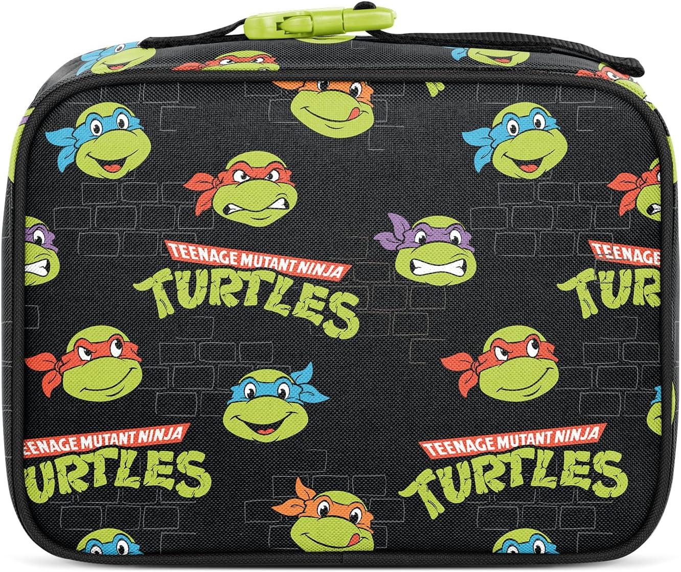 imageSimple Modern Bluey Kids Lunch Box for Toddler Reusable Insulated Bag for Girls Meal Containers for School with Exterior and Interior Pockets Hadley Collection Bluey SkyTMNT Turtles Unite