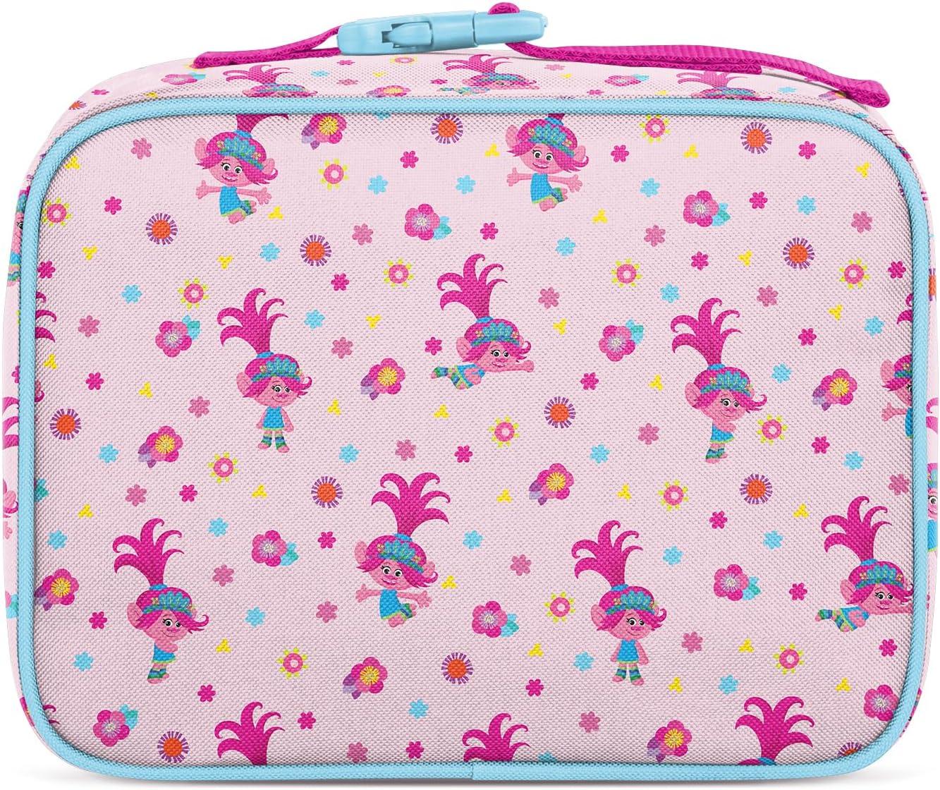 imageSimple Modern Bluey Kids Lunch Box for Toddler Reusable Insulated Bag for Girls Meal Containers for School with Exterior and Interior Pockets Hadley Collection Bluey SkyTrolls Poppy Mashup