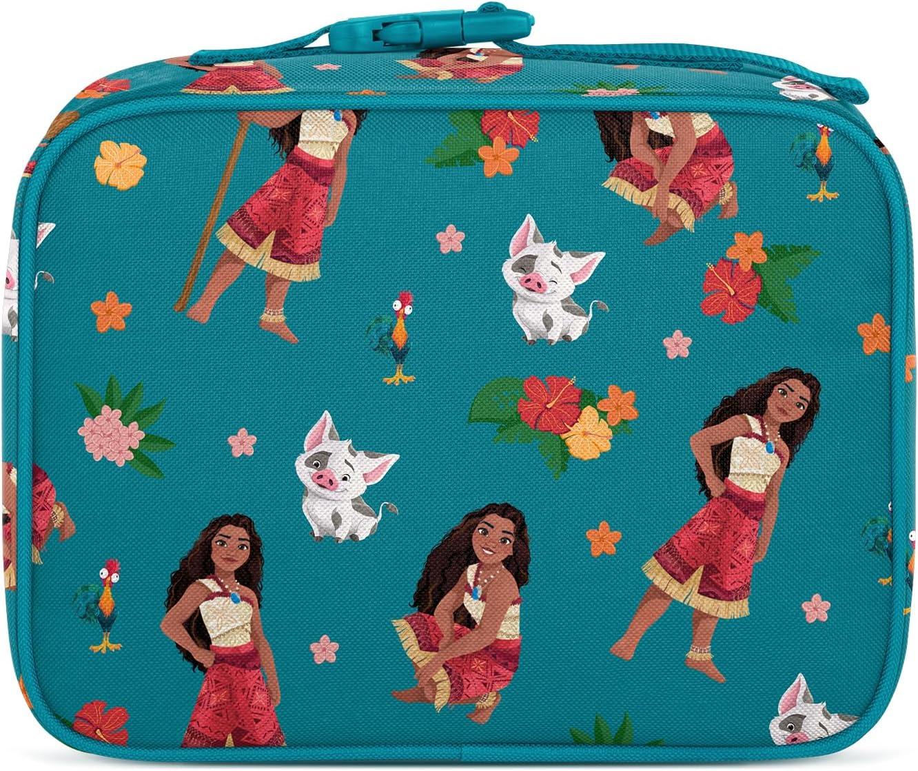 imageSimple Modern Bluey Kids Lunch Box for Toddler Reusable Insulated Bag for Girls Meal Containers for School with Exterior and Interior Pockets Hadley Collection Bluey SkyDisney Moana Oceana