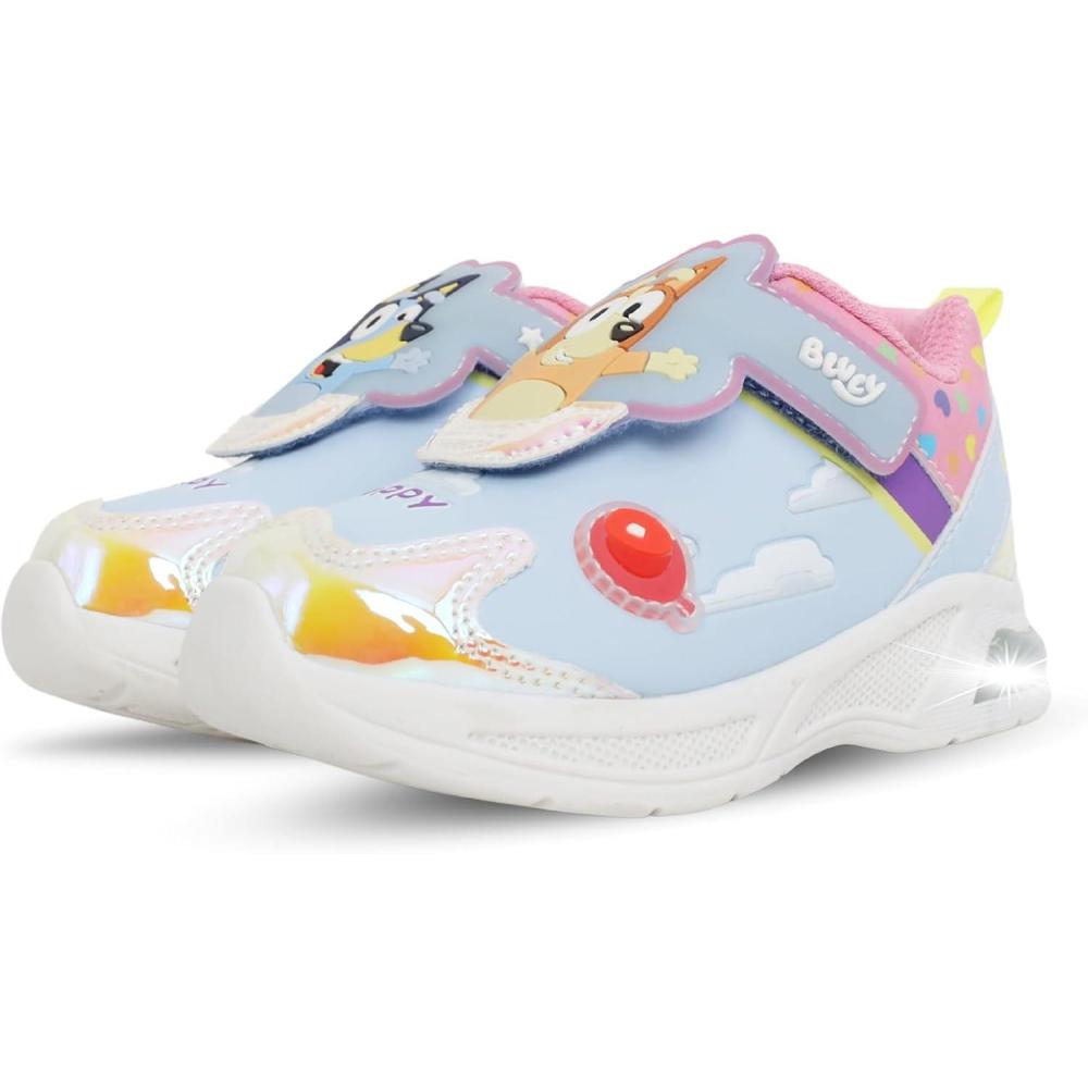 imageBluey Toddler and Bingo Light Up Sneakers UnisexBlueMulti