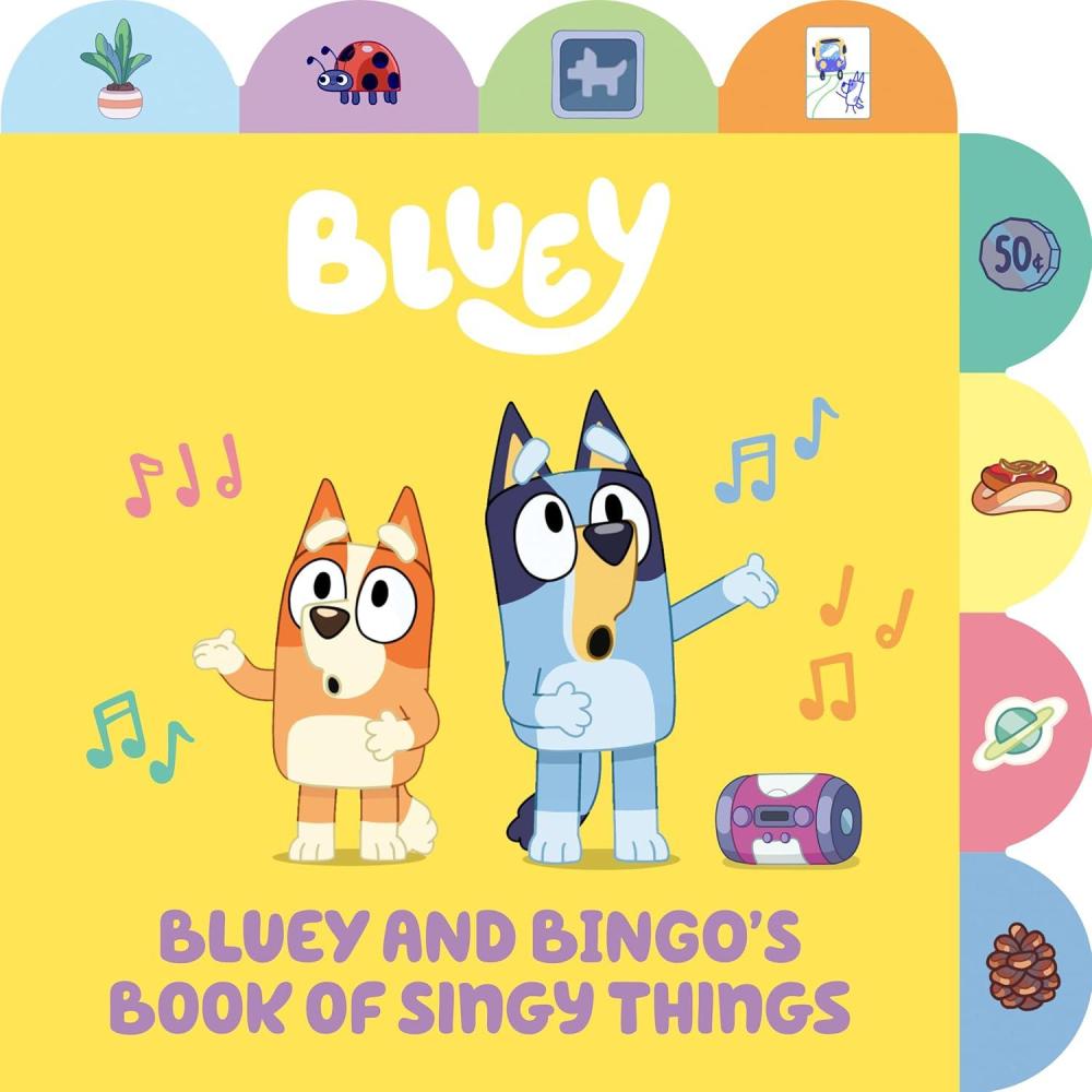 imageBluey and Bingos Book of Singy Things A Tabbed Board Book