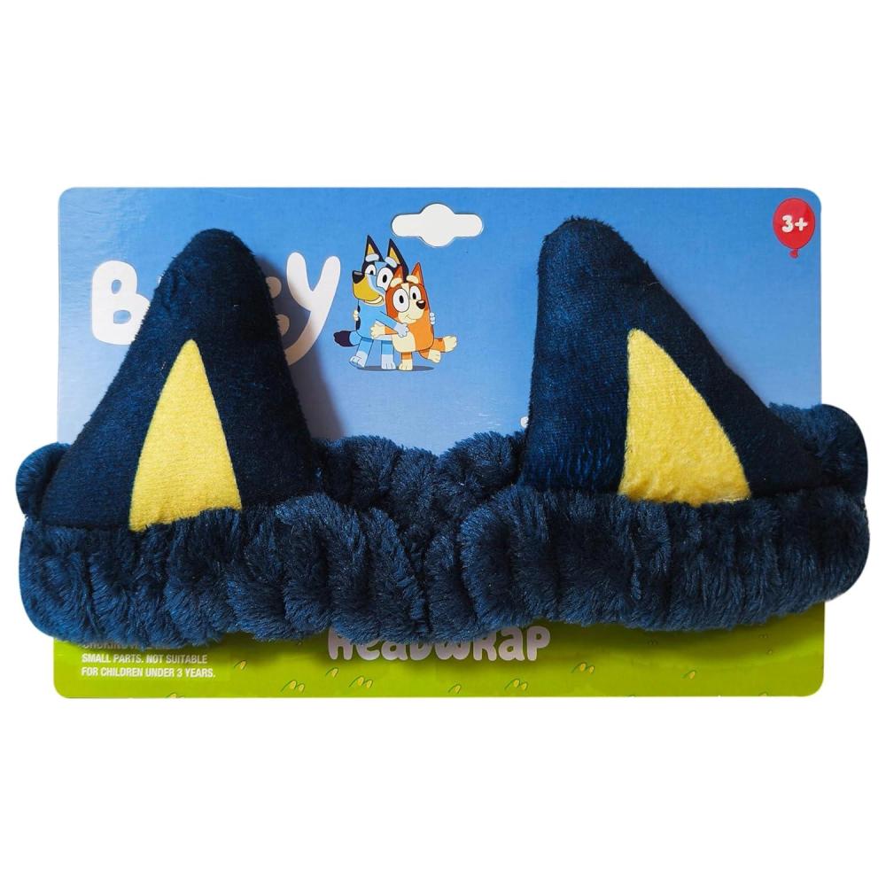 imageLUV HER Bluey Girls Cartoon Character Headbands One Size Fits All Soft Stretchy Fabric Fun Fashion Accessory for Everyday or Special Occasions Ages 3